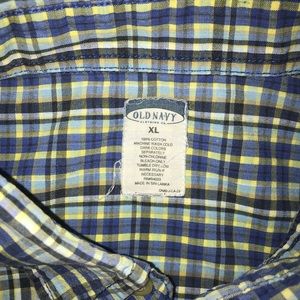 Old Navy men’s XL button up shirt short sleeve
